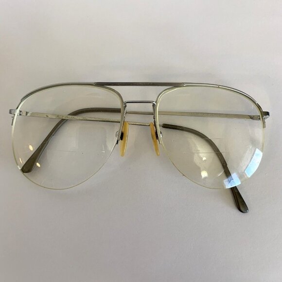 Jack Nicklaus Vintage Aviator Frames 412 48 Half Rim 56[]18 Bear Icon - Picture 8 of 8
